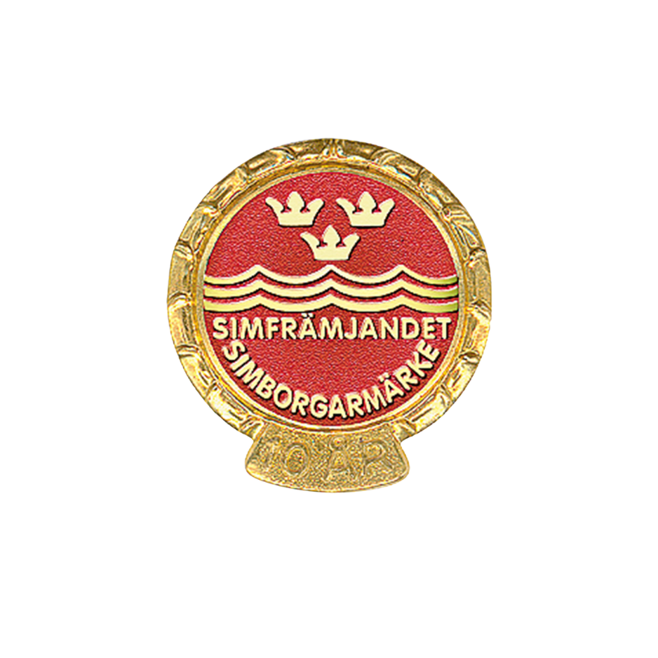 Simborgarmärke 10-års