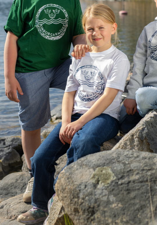 Vit Simborgar T-shirt Barn