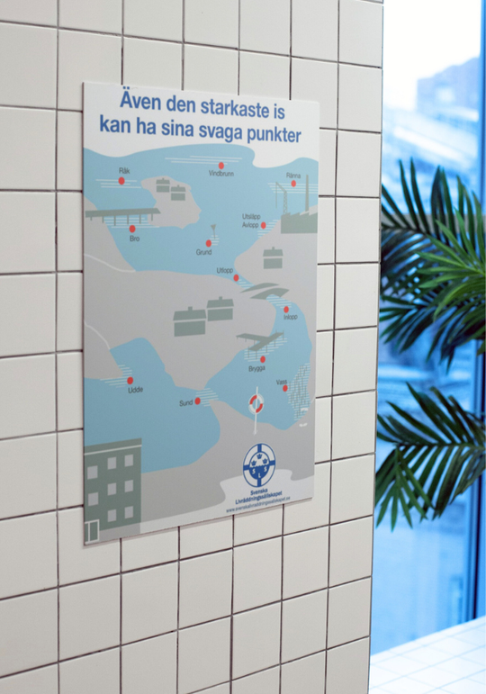 Vinteraffisch - Även den starkaste is har sina svaga punkter