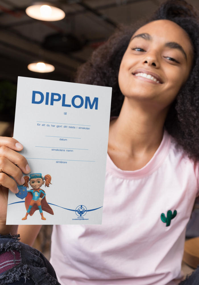 Diplom Simskola A5, 25-pack
