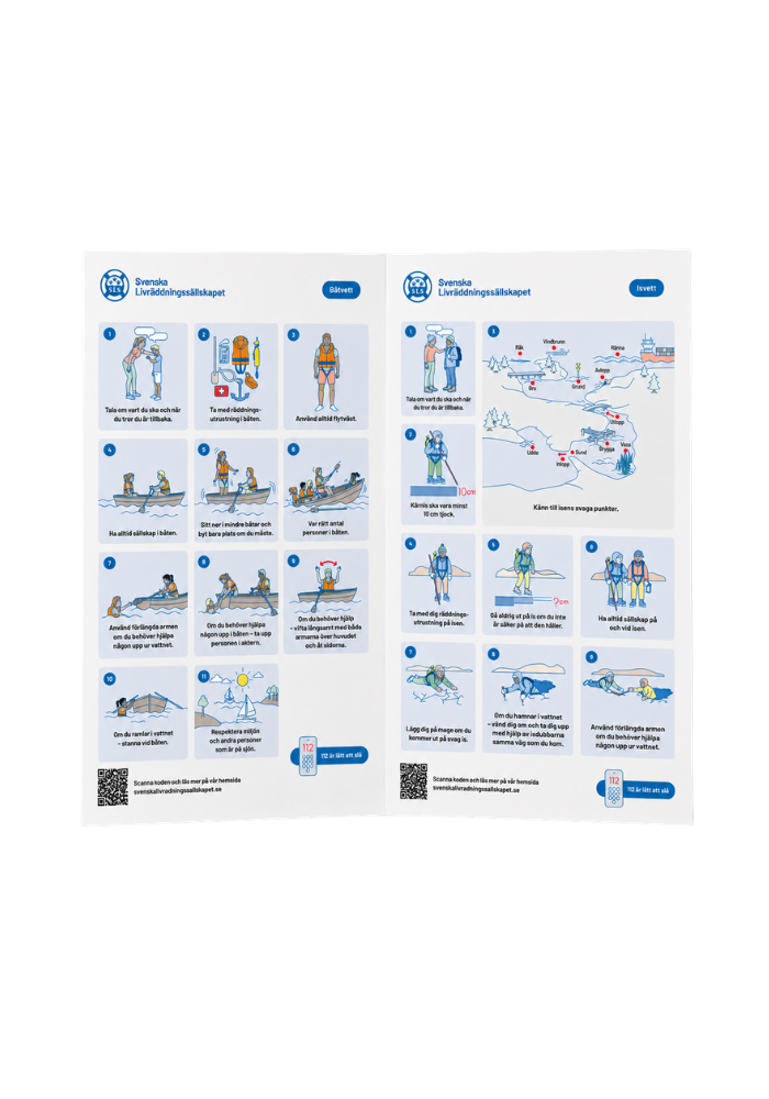 Bad-, båt-, is- och vädervett folder A5, 25-pack - Simlyftet