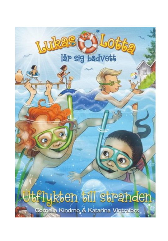 Lukas & Lotta lär sig badvett, utflykten till stranden