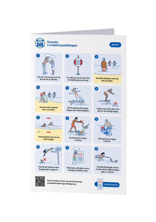 Bad-, båt-, is- och vädervett folder A5, 25-pack