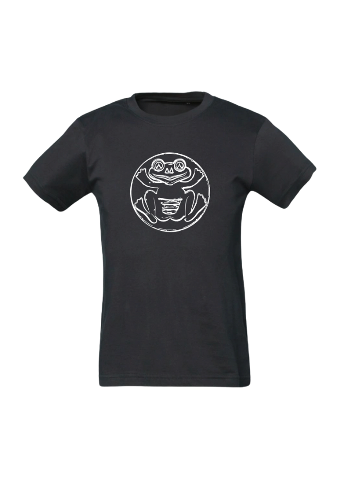 Mörkgrå Grodan T-shirt Barn