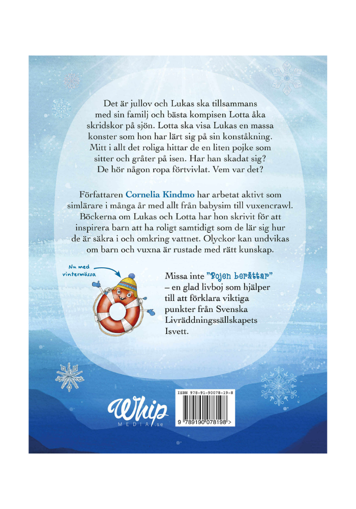 Lukas & Lotta lär sig isvett, ute på hal is