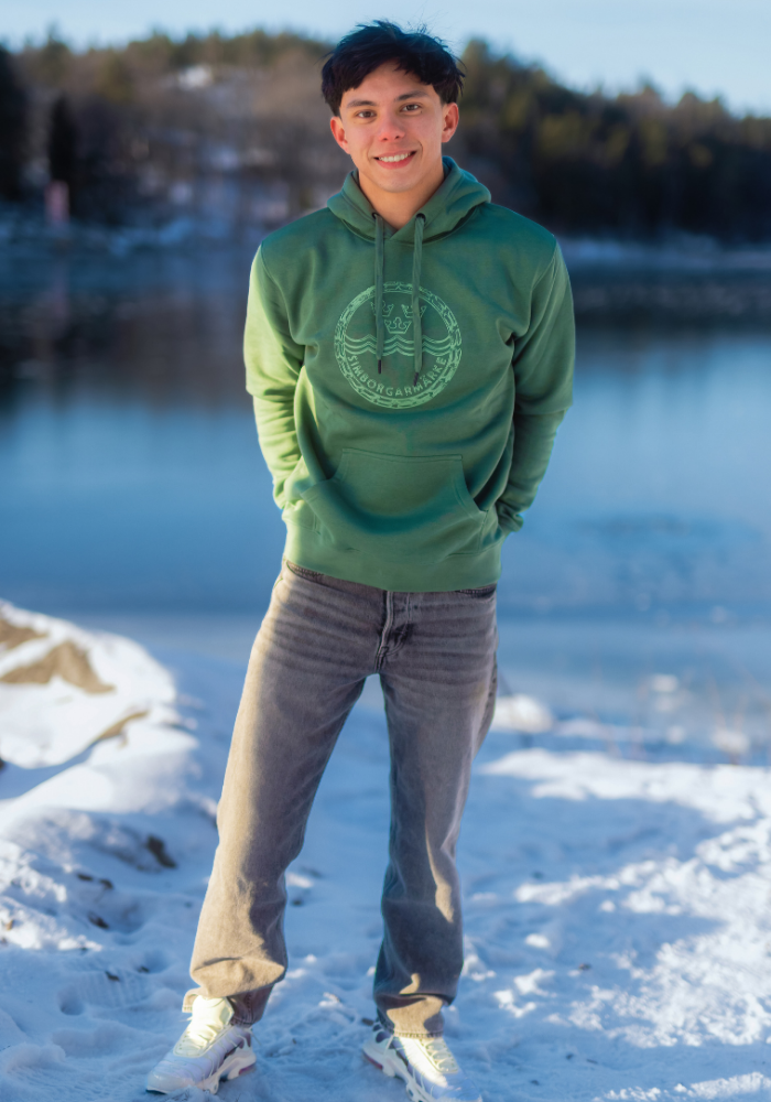 Limited edition Simborgarhoodie grön
