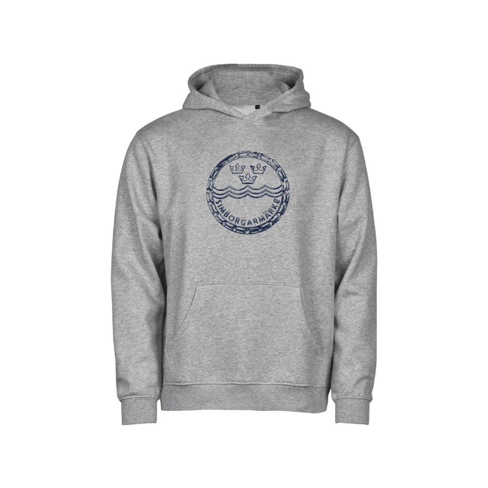 Grå Simborgarhoodie Barn