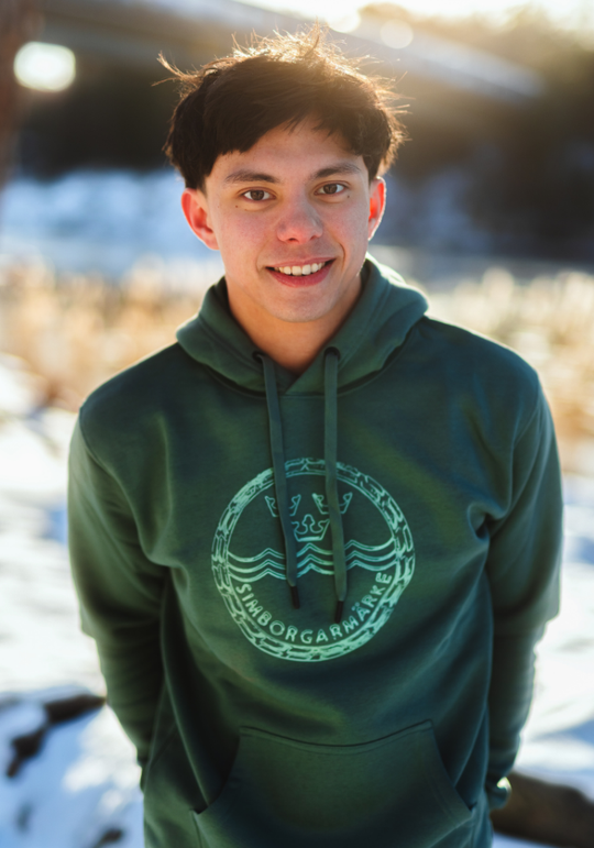 Limited edition Simborgarhoodie grön