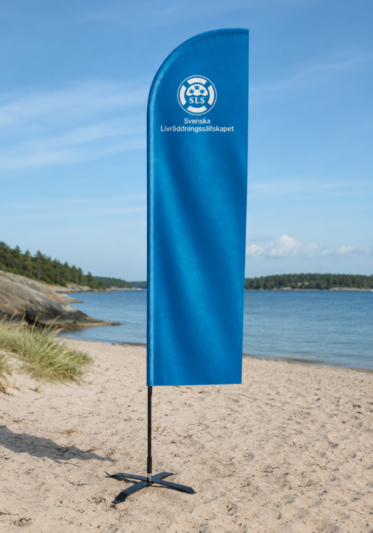 Beach flag - Simlyftet